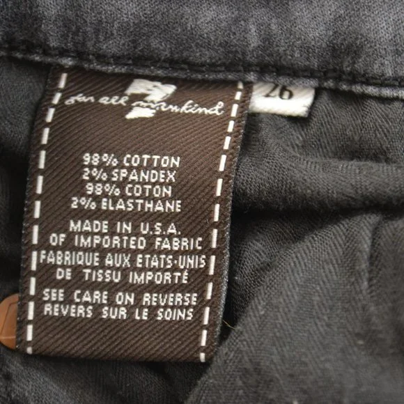 7 For All Mankind Skinny Jean - Size 26 - Picture 9 of 9